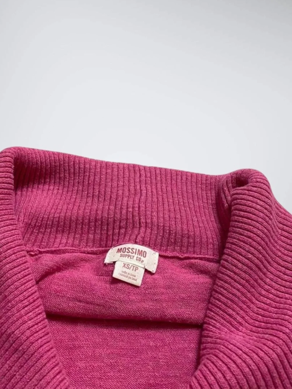Early 2000s Mossimo Dusty Pink Knit Button Up Cardigan | Preppy Soft Girl Aesthe - Picture 4 of 5